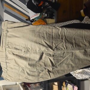 Women's Casual Green Khaki Trousers